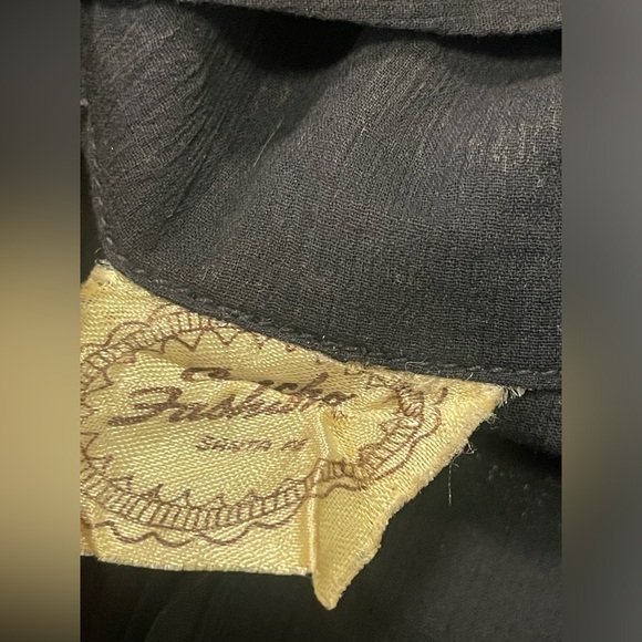 Vintage 1950s concho fashions Anthracite Patio / Fiesta top with Circle Skirt S - Picture 6 of 11